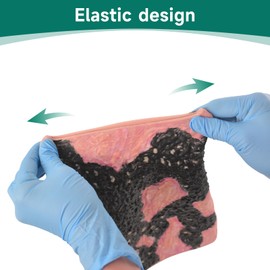 MedEduQuest Burn Wound Packing Trainer, Burn Wound Care Model, Severe Leg Burn Wound for Demonstration