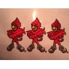 cardinal patch Louisville cardinal bird patches iron on patches 8