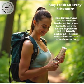 WILDERWOOD - Lavender Rose | Good for Sensitive Skin | Probiotic Natural Deodorant | Aluminum Free & Baking Soda Free | Zero Parabens, Sulfates & Phthalates (2.6 oz)