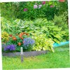 Sosoport 1set Lawn Rain Gauge Stainless Steel Rack Accurate Precipitation