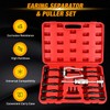 GOOACC 16pcs Blind Hole Bearing Puller Kit, Slide Hammer Pilot