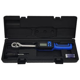 JEUCLEL 3/8-Inch Drive Digital Torque Wrench (2.2-44.3 ft-lbs/3-60N.m), Electronic Torque Wrench Set with Accurate to ±2%, Buzzer, LED Indicator for Automotive, Motorcycle, Bicycle, DIY, Home Repair