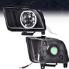 PIT66 LED Headlights, Compatible with 2005-2009 Ford Mustang Headlamp Assembly