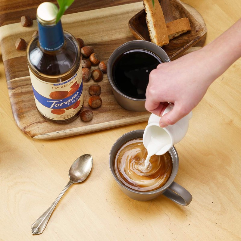 Torani Puremade Syrup, Zero Sugar Hazelnut Flavor, Glass Bottle, Natural