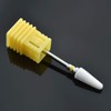 Rolabling Ceramic Nail Drill Bit White Flame Nail Drill Bit