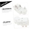 TEHAUX Refrigerator Compressor Starter Relay Mini Fridge Overload Protector Easy