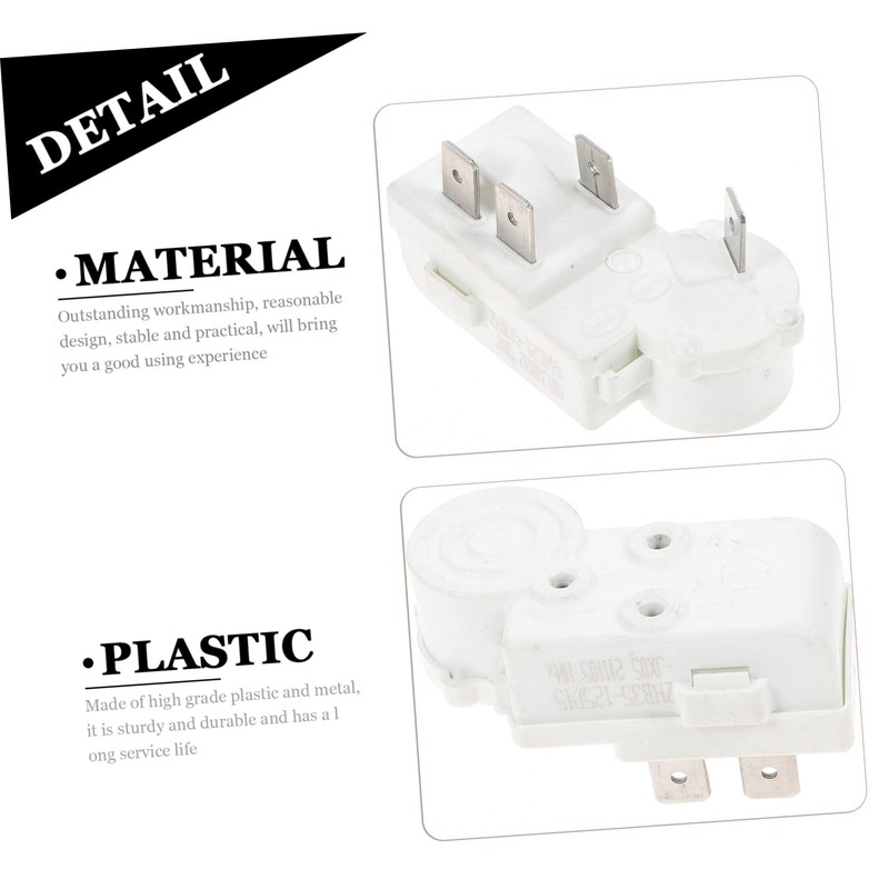 TEHAUX Refrigerator Compressor Starter Relay Mini Fridge Overload Protector Easy