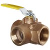 Apollo 70-600 Series Bronze Ball Valve, Two Piece, 3-Port Diverting,