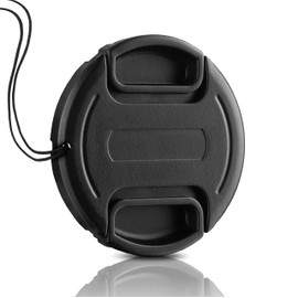 Ares Foto® 52 mm Lens Cap, Perfect Firm Hold, Snap-On Universal Replacement Cap Centre Pinch Camera Cap Lens Protection Cap Lens Protection Cap for Canon Sony Nikon Sigma Tamron