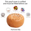 Louis Donné Unstuffed Pouf Ottoman Foot Rest Cover Only Storage