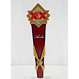 Dos Equis Amber Draft Beer Tap Handle Keg Marker