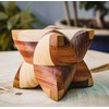 Double Tetrahedron Puzzle - Interlocking Wooden Puzzle - Made from