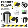 Singhoow 1 Pcs 16.4ft Magnetic Wall Mount Retractable Belt Barrier