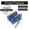 HOHXEN 33 Piece Security Bit Set Tamper Proof Security Screw