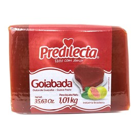 Predilecta - Guava Paste w/ Fruit Pieces - 35.27 oz (PACK OF 02) | Goiabada Cascão - 1.01kg