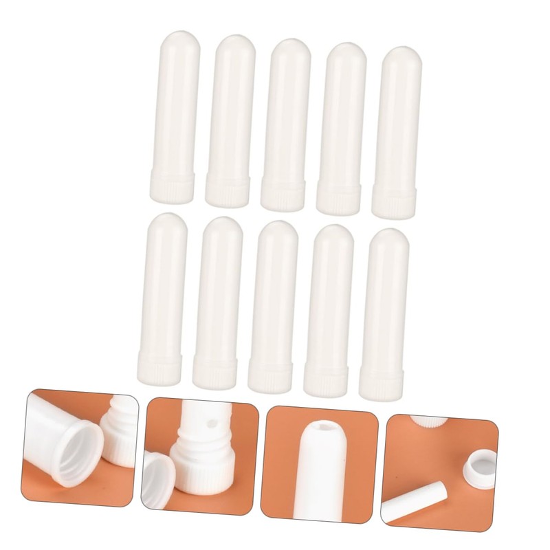 LALAFINA 10 Pack Aromatherapy Essential Oil Refillable Tubes for Defuser