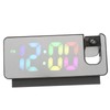 Digital Alarm Clock Temperature Display Calendar Snooze Mute Voice Activated