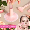 10 Pcs Travel Makeup Brush Set with Case, Mini Makeup
