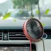 5V 5W 360 Degrees Adjustable Air Outlet USB Car Fan