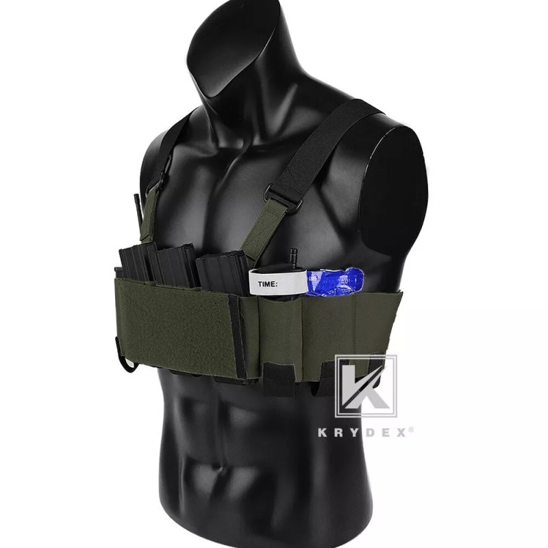 KRYDEX Concealed Carry Low-Vis Ready Chest Rig Elastic Cummerbund Ranger