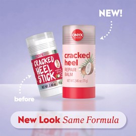 YUAKUOD Onyx Professional Cracked Heel Stick 2 Pack, Treatment Balm for Dry Rough Feet