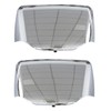 WANLLY Chrome Hood Mirror Covers For Kenworth T680 Peterbilt 579