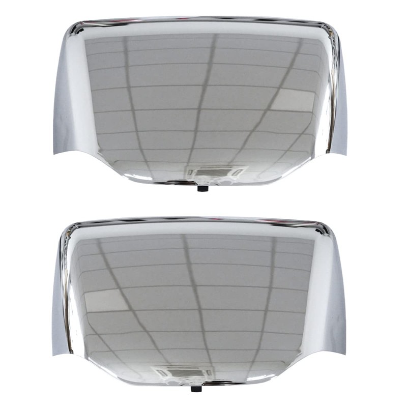 WANLLY Chrome Hood Mirror Covers For Kenworth T680 Peterbilt 579