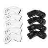 Leather Golf Club Iron Head Covers 9 Piece Set Cat