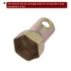 sourcing map Spindle Nut Socket 55 mm Hexagonal Wheel Bearing