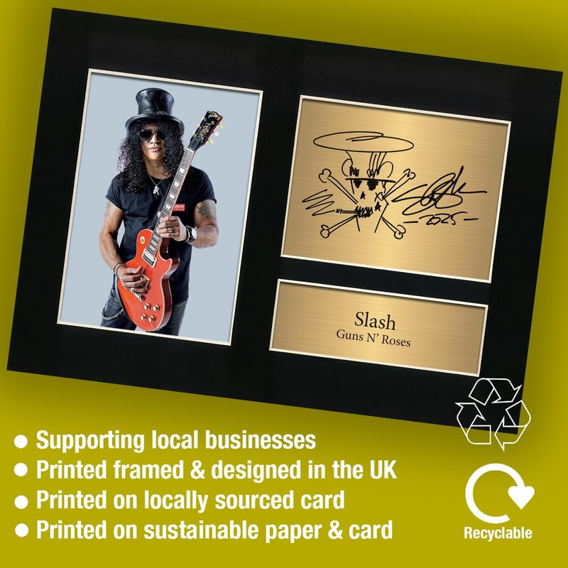 Slash Autograph Reproduction Print, 2025 Edition No178