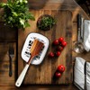 ANATTASOUL Ceramic Spoon Rest, Kitchen Food Elevator Spoon Holder Ceramic
