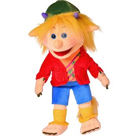 Living Puppets W829 Hand Puppet Troll Boy Knille Fabric Size 45 cm