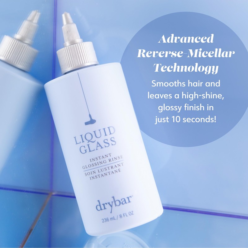 Drybar Liquid Glass Instant Glossing Rinse | 10-Second Shine-Boosting Hair
