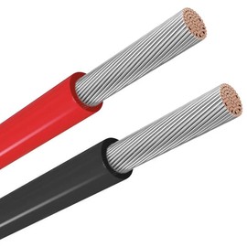 Xenterio LiYv Switching Wire Assortment, 0.50 mm², Tin-Plated Copper, Highly Flexible, 900 V, 2 x 25 m Spools (Red, Black)