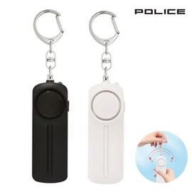 Police 130dB Self-Defense Alarm & Mini Whistle Men's 02. POLICE Self-Defense Baton 3ea