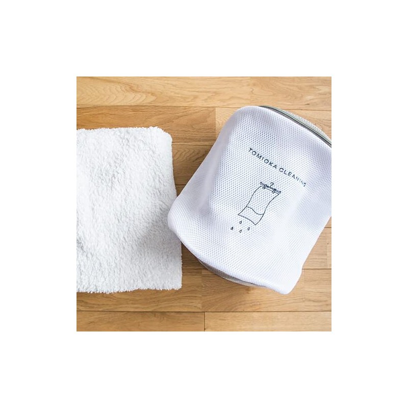 Tomioka Cleaning Laundry Net Tubular Large Laundry Net Bath Towel