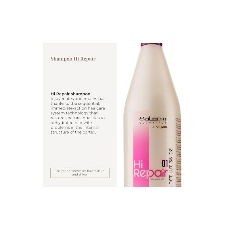 Salerm Hi Repair Shampoo 01, 36oz by Salerm