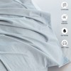 MooMee Bedding Pillowcases Pack of 2 100% Washed Cotton Linen