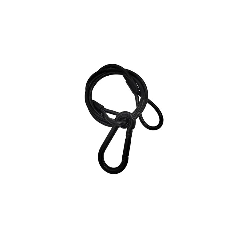 12 Pcs Black Stage Lighting Safety Cable,Chains Iron Galvanized PVC