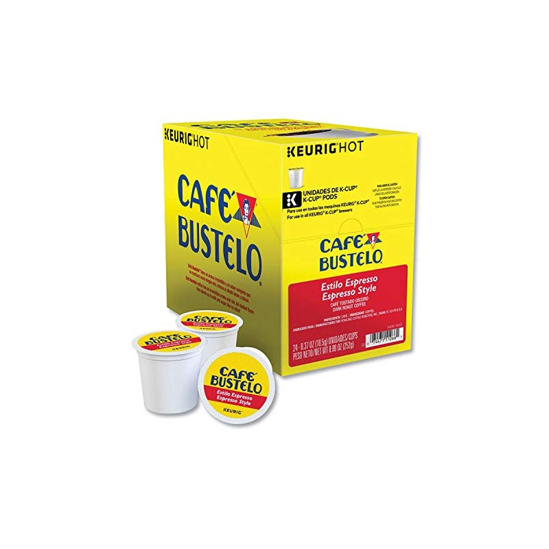 Cafe Bustelo Espresso Style K-Cup for Keurig Brewers, 96 Count