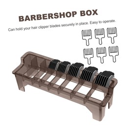 TOVINANNA Pcs Hair Salon Organizer Comb Box for Hair Tools Barbershop Box Clipper Guide Comb Easy to Clean
