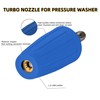 Rotating Turbo Nozzle Universal for Water Pressure Washer, Nozzle for
