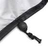 Lawn Mower Cover, Black, 191 x 50 x 100 cm,