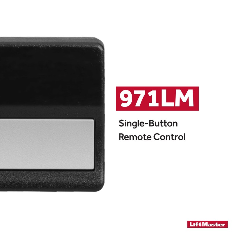 LiftMaster 971LM Security+ 1-Button Garage Door Opener Remote Control with