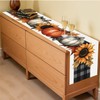 ANNA QUEEN Buffalo Plaid Pumpkin Table Runner and Placemats Set