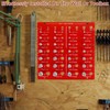 Nut and Bolt Thread Checker, 36 Thread Sizes Checker, Aluminum