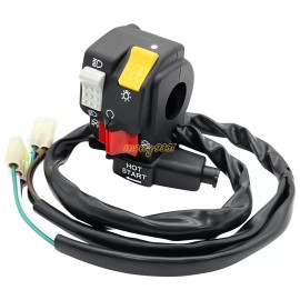 M MATI For Honda 2004-2007 TRX450R Left Handlebar Start Stop Kill Switch 35200-HP1-003