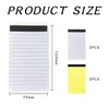Pack of 10 A7 Small Notepad, Notepad, Small Notebook, Pocket