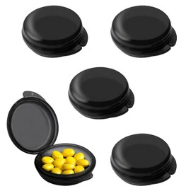 4 Pack Portable Mini Pill Case Small Pill Organizer Box Vitamin Holder Travel Pill Container for Pocket Purse Pills Storage Box for Vitamins, Fish Oil & Supplements
