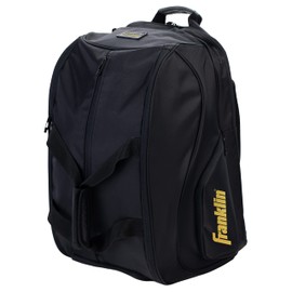 Franklin Sports Pickleball Backpack + Duffle Bag - Elite Series Pickleball Bag for Paddles, Balls + Equipment - Hybrid Backpack + Duffle Design for Men + Women - Black